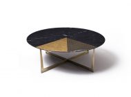 Gold Radius handmade coffee table
