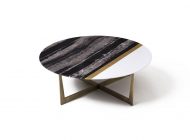 Slice of Jupiter coffee table made of marble
